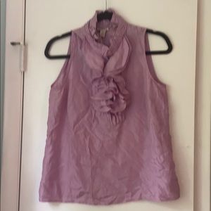 J Crew Sleeveless silk top